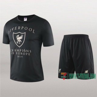 7-Futbol: Crea Tu Camiseta Fc Liverpool Niños Negra/Blancas 2019-2020