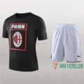 7-Futbol: Personalizados De Camiseta Ac Milan Niños Negra 2019-2020