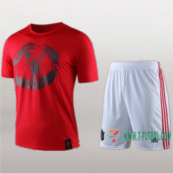 7-Futbol: Editar Camiseta Manchester United Niños Roja 2019-2020