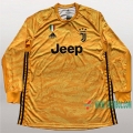 7-Futbol: Personaliza Tu Camiseta Futbol Juventus Turin Portero Manga Larga Hombre Amarilla 2019-2020