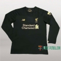7-Futbol: Disenos De Camiseta Futbol Fc Liverpool Portero Manga Larga Hombre Negra 2019-2020