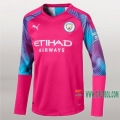 7-Futbol: Original Camiseta Del Manchester City Portero Hombre Roja 2019-2020
