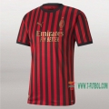 7-Futbol: Crea Tu Primera Camiseta Del Milan Ac Hombre Edición Limitada Conmemorativa 120 Eme 2019-2020
