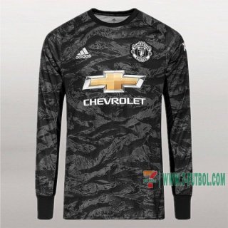 7-Futbol: Personaliza Tu Camiseta Del Manchester United Portero Hombre Negra 2019-2020