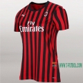 7-Futbol: Personaliza Tu Primera Camisetas Ac Milan Mujer 2019-2020