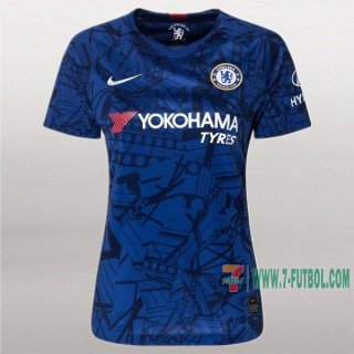 7-Futbol: Editar Primera Camisetas Fc Chelsea Mujer 2019-2020