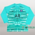 7-Futbol: Disenos De Camiseta Futbol Paris Saint Germain-Psg Portero Manga Larga Hombre Azul 2019-2020
