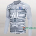 7-Futbol: Personaliza Tu Camiseta Futbol Paris Saint Germain-Psg Portero Manga Larga Hombre Gris 2019-2020