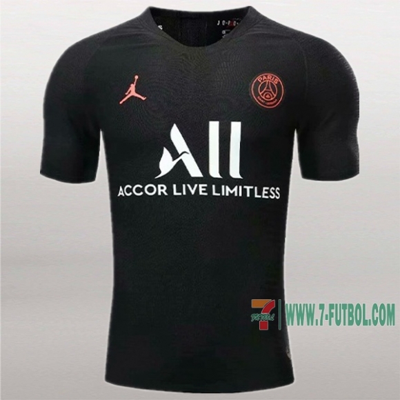 7-Futbol: Personalizados De Camiseta Del Paris Saint Germain-Psg Hombre Negra 2019-2020