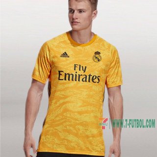 7-Futbol: Personalizar Camiseta Del Real Madrid Portero Hombre Amarilla 2019-2020