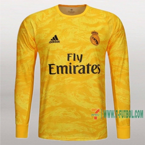 7-Futbol: Personalizar Camiseta Del Real Madrid Portero Hombre Amarilla 2019-2020