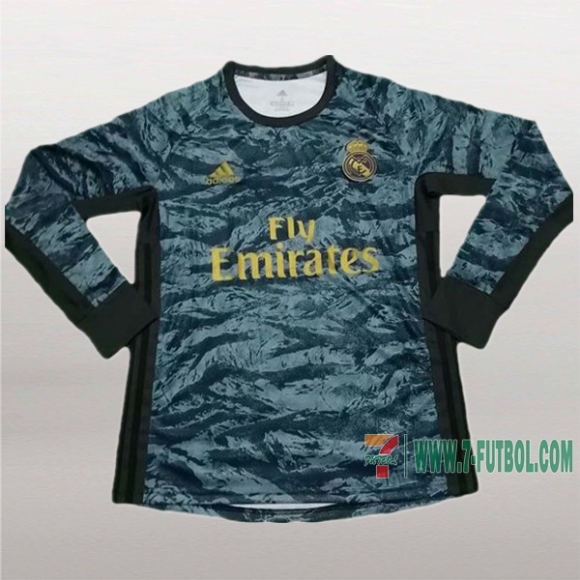 7-Futbol: Editar Camiseta Futbol Real Madrid Portero Manga Larga Hombre Gris 2019-2020