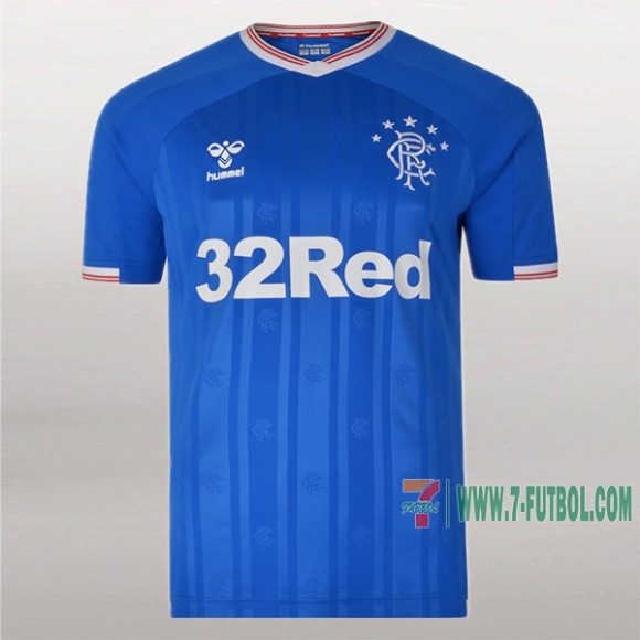 7-Futbol: Creacion De Primera Camiseta Del Rangers Fc Hombre 2019-2020