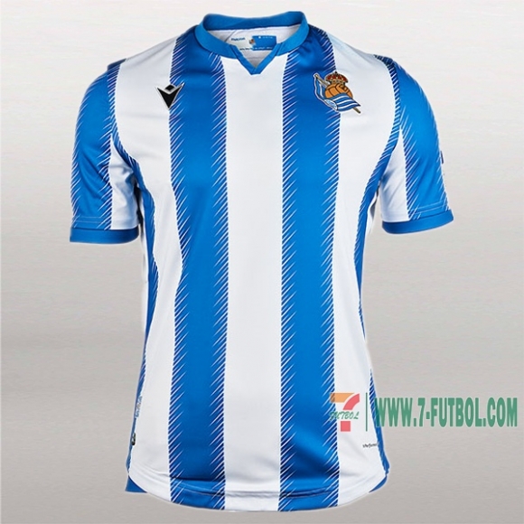7-Futbol: Editar Primera Camiseta Del Real Sociedad Hombre 2019-2020