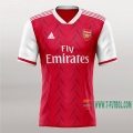 7-Futbol: Creacion De Primera Camiseta Del Arsenal Hombre Versión De Fuga 2020-2021