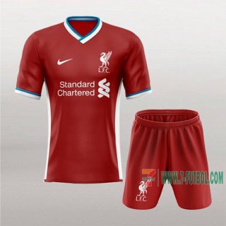 7-Futbol: Original Primera Camiseta Fc Liverpool Niños Versión De Fuga 2020-2021