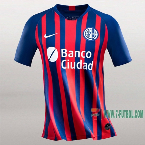 7-Futbol: Crear Primera Camiseta Del San Lorenzo Hombre 2020-2021