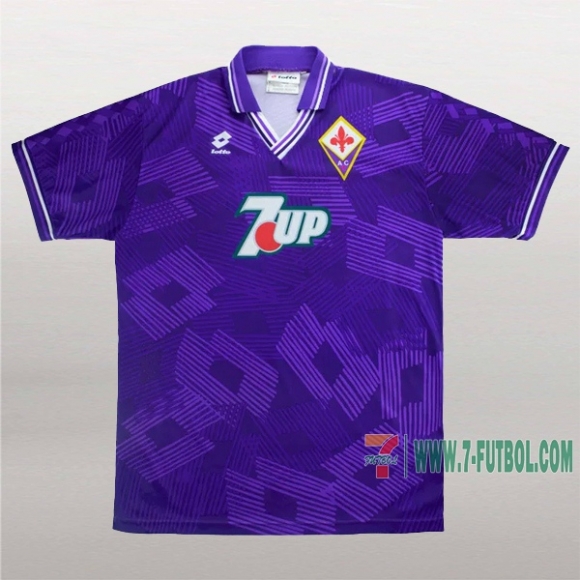 7-Futbol: Personalizadas Camiseta Retro Del Acf Fiorentina 1ª Equipacion 1992-1993