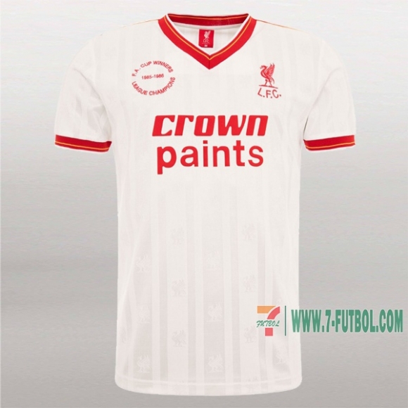 7-Futbol: Personalizados De Camiseta Retro Del Fc Liverpool 2ª Equipacion 1985-1986