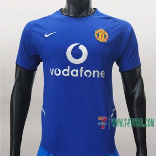 7-Futbol: Personalizada Camiseta Retro Del Manchester United 3ª Equipacion 2002-2003