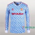7-Futbol: Creacion De Camiseta Retro Del Manchester United Manga Larga 2ª Equipacion 1990-1992