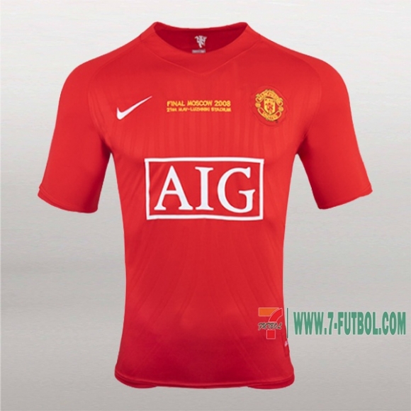 7-Futbol: Crear Camiseta Retro Del Manchester United 1ª Equipacion 2007-2008