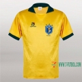 7-Futbol: Personalizar Camiseta Retro Del Brasil 1ª Equipacion 1988-1991
