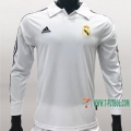 7-Futbol: Disenos De Camiseta Retro Del Real Madrid Manga Larga 1ª Equipacion 2001-2002