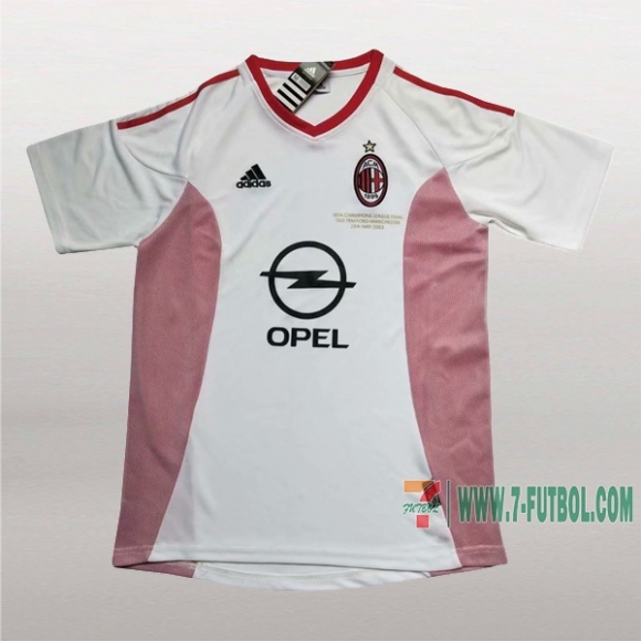 7-Futbol: Crea Tu Camiseta Retro Del Ac Milan 2ª Equipacion 2002-2003