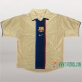 7-Futbol: Personalizados De Camiseta Retro Del Fc Barcelona 2ª Equipacion 2001-2003