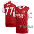 7-Futbol: La Nueva Primera Camiseta Del Arsenal Saka #77 2020-2021