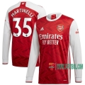 7-Futbol: Las Nuevas Primera Camiseta Futbol Arsenal Manga Larga Martinelli #35 2020-2021