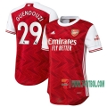 7-Futbol: La Nueva Primera Camisetas Arsenal Guendouzi #29 Mujer 2020-2021