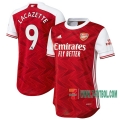 7-Futbol: Compras Nueva Primera Camisetas Arsenal Lacazette #9 Mujer 2020-2021