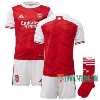 7-Futbol: Nuevas Primera Camiseta Arsenal Niño 2020-2021 Personalizadas