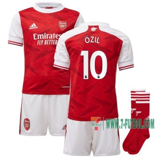 7-Futbol: Las Nuevas Primera Camiseta Arsenal Özil #10 Niño 2020-2021