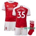 7-Futbol: Nuevas Primera Camiseta Arsenal Martinelli #35 Niño 2020-2021