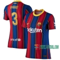 7-Futbol: Nuevas Primera Camisetas Barcelona Fc Piqué #3 Mujer 2020-2021