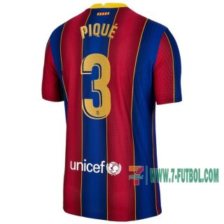 7-Futbol: Las Nuevas Primera Camiseta Barcelona Fc Piqué #3 Niño 2020-2021