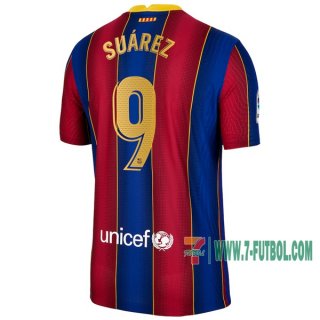 7-Futbol: La Nueva Primera Camiseta Barcelona Fc Luis Suárez #9 Niño 2020-2021
