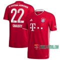 7-Futbol: Las Nuevas Primera Camiseta Del Bayern Munich Serge Gnabry #22 2020-2021
