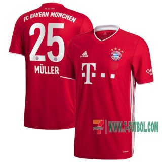 7-Futbol: La Nueva Primera Camiseta Del Bayern Munich Thomas Müller #25 2020-2021