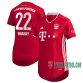 7-Futbol: Las Nuevas Primera Camisetas Bayern Munich Serge Gnabry #22 Mujer 2020-2021