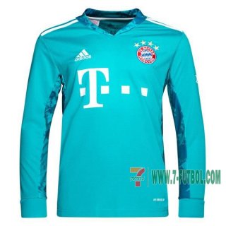 7-Futbol: La Nueva Camiseta Futbol Bayern Munich Portero Manga Larga Niño 2020-2021 Personalizadas