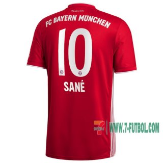7-Futbol: La Nueva Primera Camiseta Bayern Munich Leroy Sané #10 Niño 2020-2021