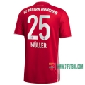 7-Futbol: Las Nuevas Primera Camiseta Bayern Munich Thomas Müller #25 Niño 2020-2021