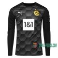 7-Futbol: Las Nuevas Camiseta Futbol Borussia Dortmund Portero Manga Larga Negra 2020-2021 Personalizadas