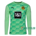 7-Futbol: Compras Nueva Camiseta Futbol Borussia Dortmund Portero Manga Larga Verde 2020-2021 Personalizadas