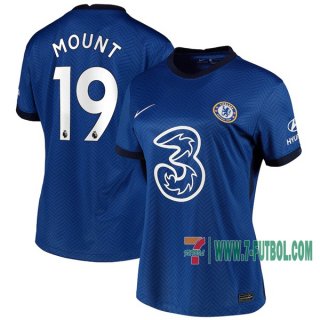 7-Futbol: Nuevas Primera Camisetas Chelsea Fc Mason Mount #19 Mujer 2020-2021