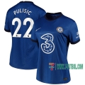 7-Futbol: Las Nuevas Primera Camisetas Chelsea Fc Christian Pulisic #22 Mujer 2020-2021